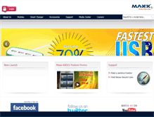 Tablet Screenshot of maxxmobile.in
